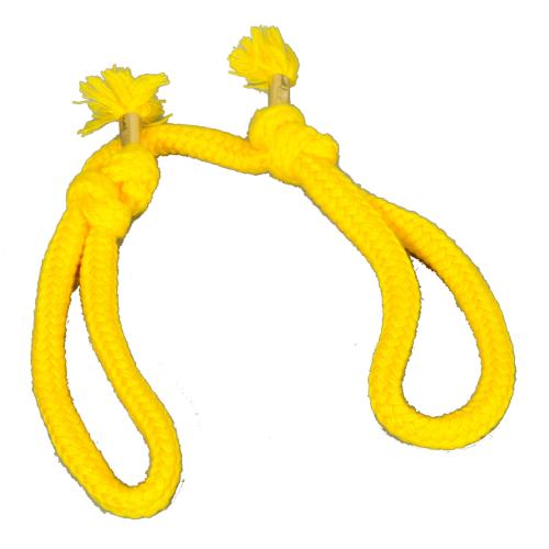 Rope handcuffs (2 pcs) Yellow