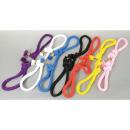 Rope handcuffs (2 pcs) red of the image (1)