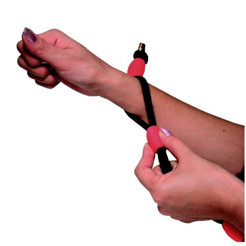 Consolidated restraint rope (red ball black rope 80cm)