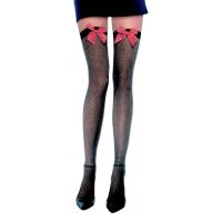 (End) 【Limited quantity】 3005 · Satin ribbon mesh stockings
