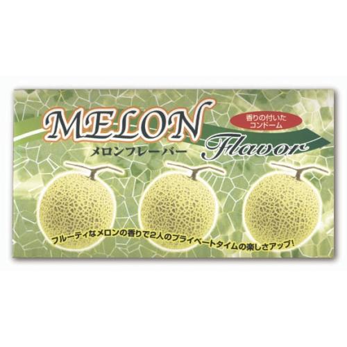 メロンフレーバー コンドーム 12個入 1,100 Yen メロンフレーバー コンドーム 12個入