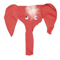 (End) Animal Brief Elephant Red