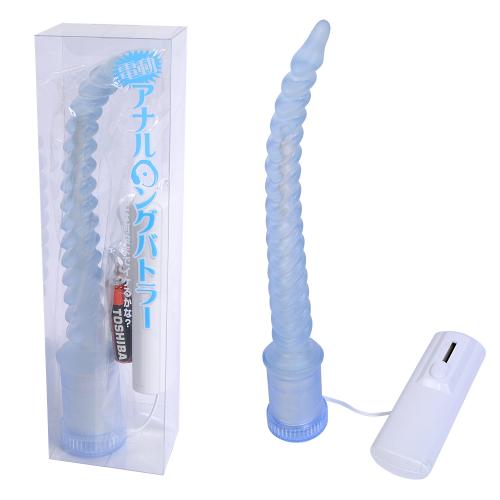 電動アナルロングバトラー クリスタルブルー  3,960 Yen Electric Anal Long Butler Crystal Blue