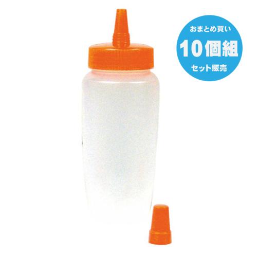 Empty container 10 pieces 360 ml Orange cap