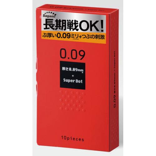 サガミスーパードット0.09 (10個入り) 1,650 円 サガミスーパードット0.09 (10個入り)