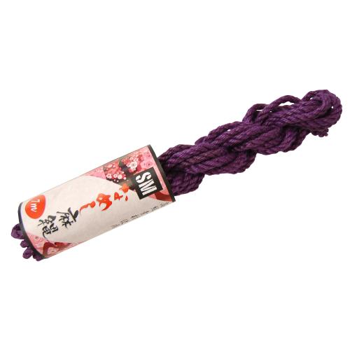 なめし麻縄(7m)紫 3,080 Yen なめし麻縄(7m)紫