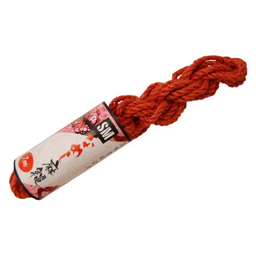なめし麻縄(7m)赤 2,750 Yen Tanning hemp rope (7m) red