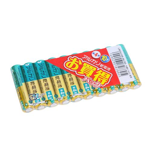 アルカリ乾電池 (単4) 10本パック OPEN価格 アルカリ乾電池 (単4) 10本パック