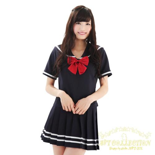純情ダブルラインセーラー服 5,478 Yen 純情ダブルラインセーラー服