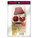 Super mini check skirt hem lace Red Images (2)