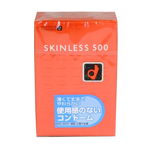 スキンレス 500  (6個入) 550 Yen スキンレス 500  (6個入)
