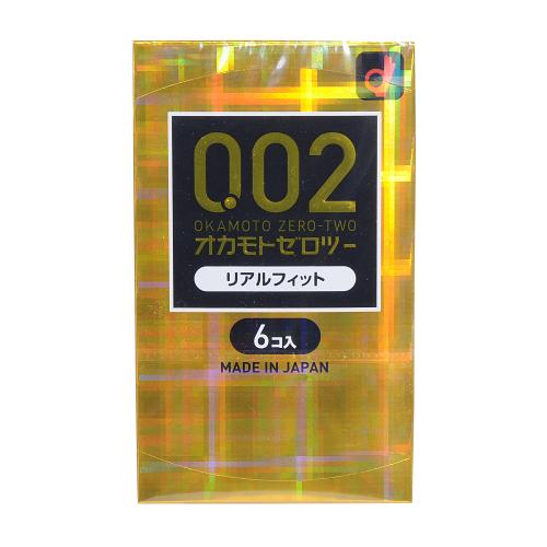オカモトゼロツー (リアルフィット) 6個入 1,100 円 オカモトゼロツー (リアルフィット) 6個入