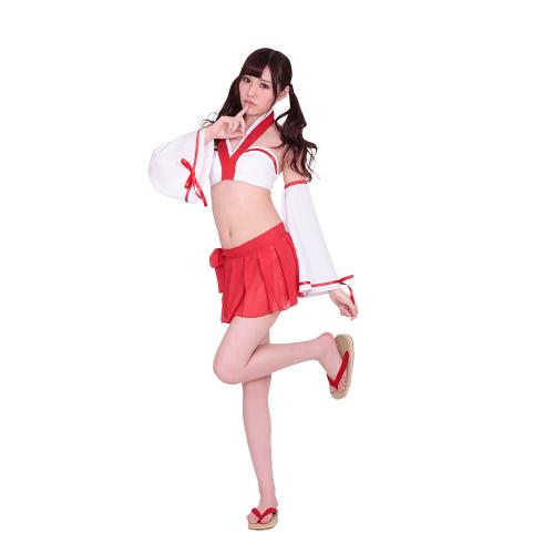 Shrine maiden bikini in a dream