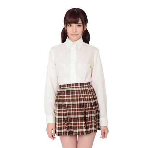 本気で盛れる長袖シャツ イエロー 3,278 円 Serious long-sleeved shirt yellow