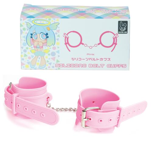 Silicone (belt) cuffs (pink)