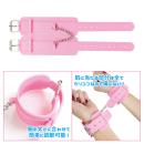 Image of silicone (belt) cuffs (pink) (1)