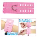 Image of Silicone (Lock) Cuffs (Pink) (1)