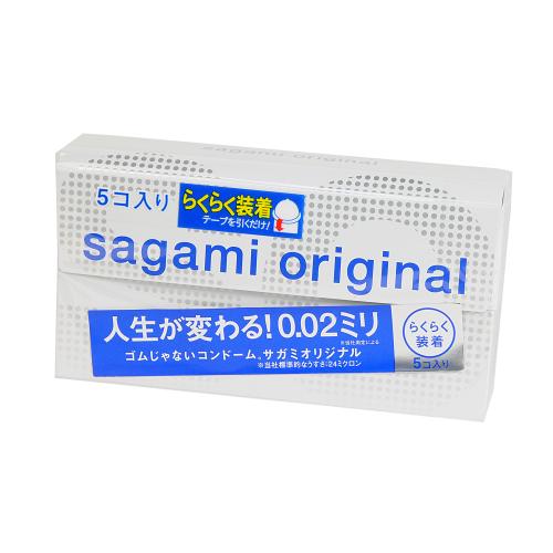 サガミオリジナル 0.02 (クイック・5個入) 1,100 円 サガミオリジナル 0.02 (クイック・5個入)