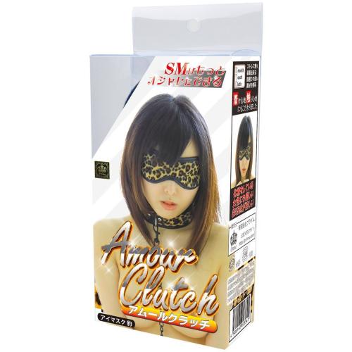 アムールクラッチ(アイマスク)豹・ブラウン 1,628 Yen アムールクラッチ(アイマスク)豹・ブラウン