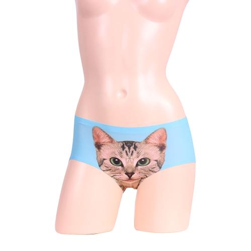 Cat Print Low Rise Boxer