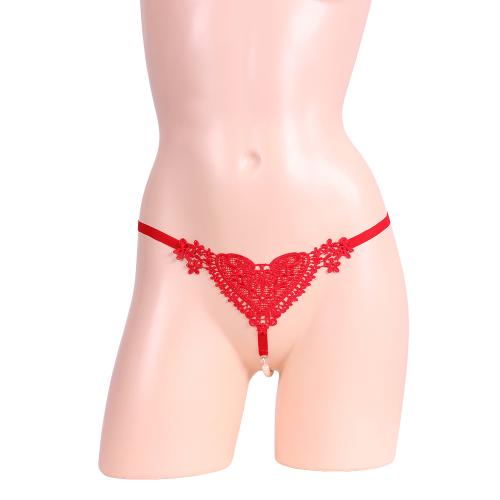 ハートに真珠 レッド 748 Yen ハートに真珠 レッド