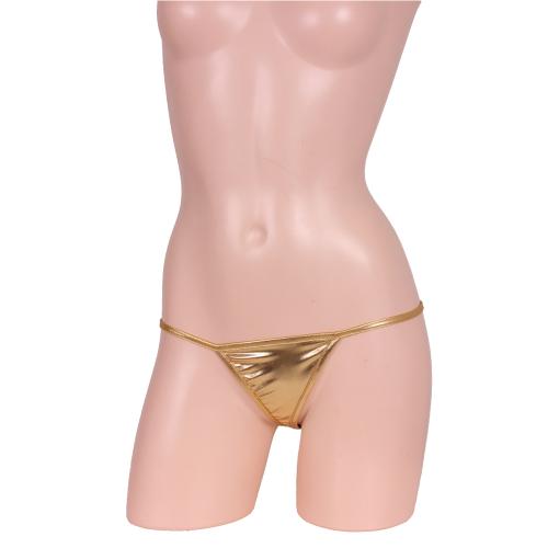 ドラマが生まれるメタリックマイクロTバック ゴールド 858 Yen Metallic micro T back gold drama is born