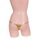 ドラマが生まれるメタリックマイクロＴバック　ゴールドの画像（1）