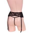 Ready finish Black garter & T back set image (1)