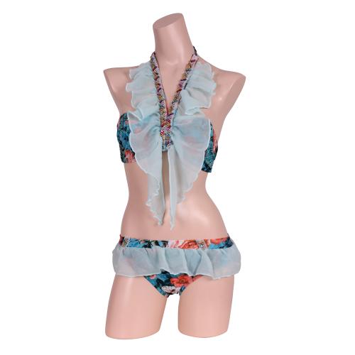 フリル今っぽコーデビキニ ブルー 5,225 Yen Ruffle now Kappokode bikini blue