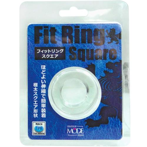 フィットリング(スクエア)クリア 638 Yen Fit Ring (Square) Clear