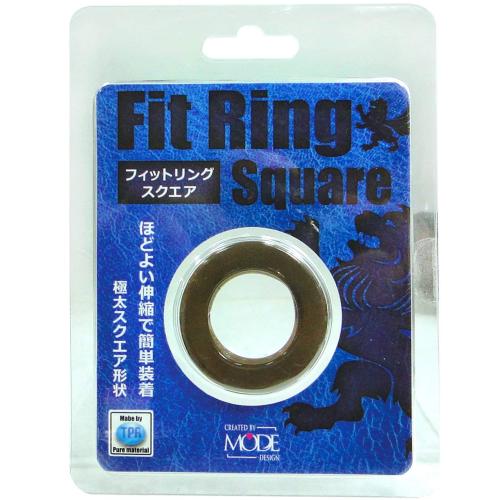 フィットリング(スクエア)スモーク 638 円 フィットリング(スクエア)スモーク