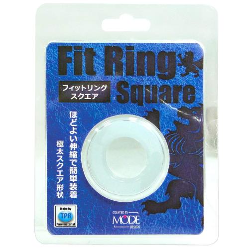 フィットリング(スクエア)ミルキーホワイト 638 Yen フィットリング(スクエア)ミルキーホワイト