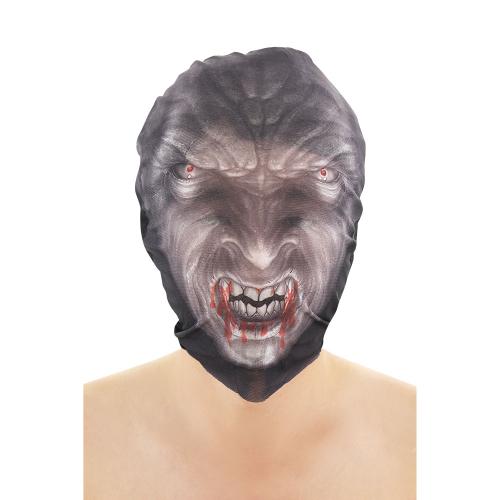 Horror head mask people wolf
