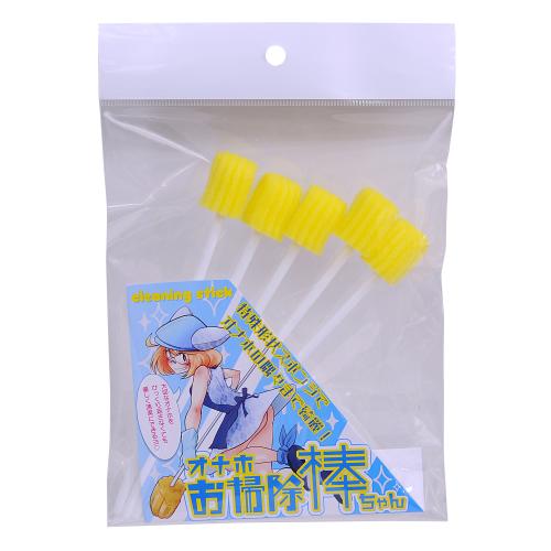 オナホお掃除棒ちゃん (5本入)  858 円 オナホお掃除棒ちゃん (5本入)