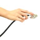 Pictures of a doctor 's pet stethoscope (black color) (3)
