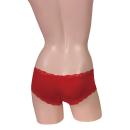 First step of fashionable polishing Low-rise Pip-up Shorts Red image (1)