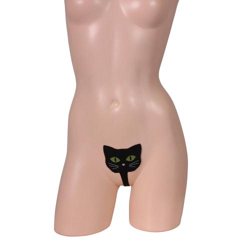 Pussy sticking to the silicone underwear underwear