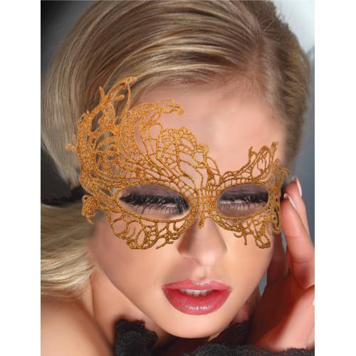 Metallic unshimmetry high sensitivity eye mask gold