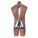 Impacted steel sheet suspender boxer shorts silver image (3)