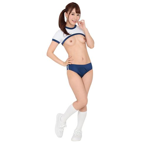 おっぱいもろだし体操着　