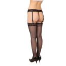Picture (2) of garter-belted stockings black