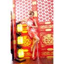 Images of good woman passion crimson cheongsam set (6)