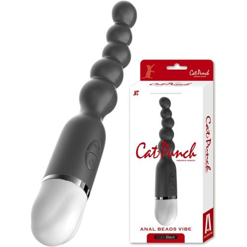 Cat Punch A ANAL BEADS VIBE(ブラック) 10/中旬予定 OPEN価格 Cat Punch A ANAL BEADS VIBE(ブラック) 10/中旬予定