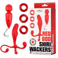 CatPunch RED GOD SHIRI WACKERS（3CockRING & ENEMA & MiniDENMA KIT）