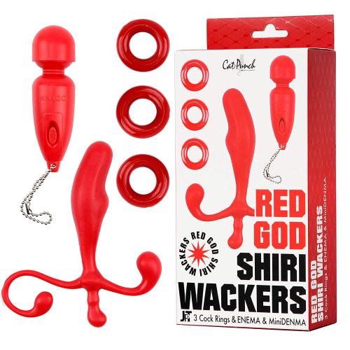 CatPunch RED GOD SHIRI WACKERS（3CockRING & ENEMA & MiniDENMA KIT）　