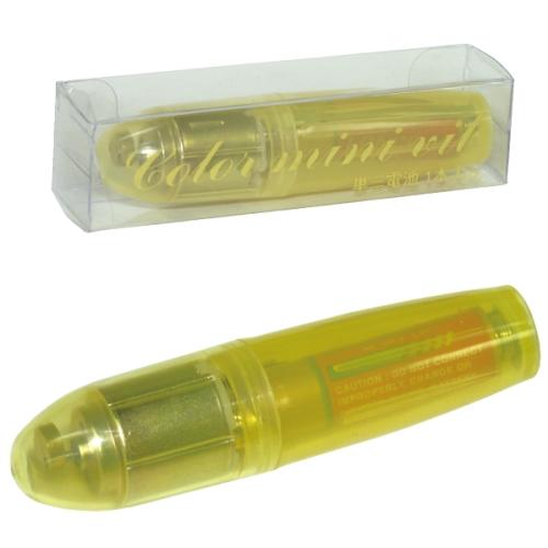 カラーミニバイブ(スケルトンイエロー)  550 Yen カラーミニバイブ(スケルトンイエロー)