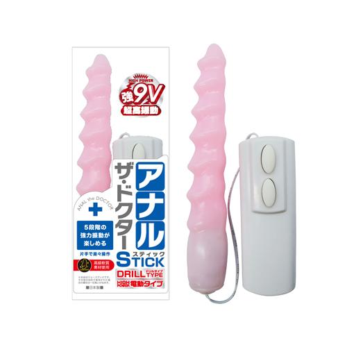 アナル・ザ・ドクター スティック (ドリル電動) ピンク  3,520 円 アナル・ザ・ドクター スティック (ドリル電動) ピンク