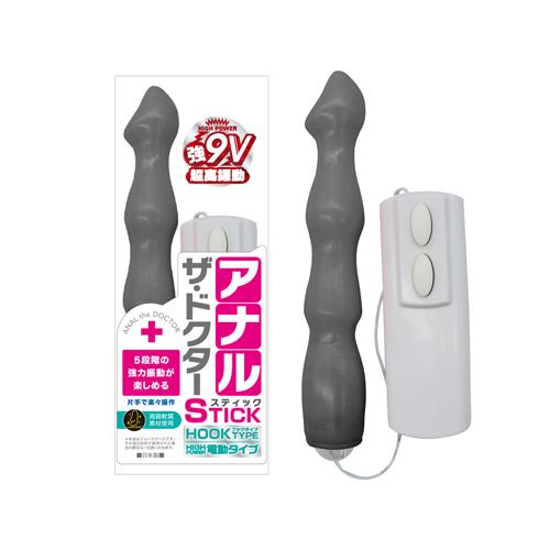アナル・ザ・ドクター スティック (フック電動) ブラック  3,520 円 アナル・ザ・ドクター スティック (フック電動) ブラック