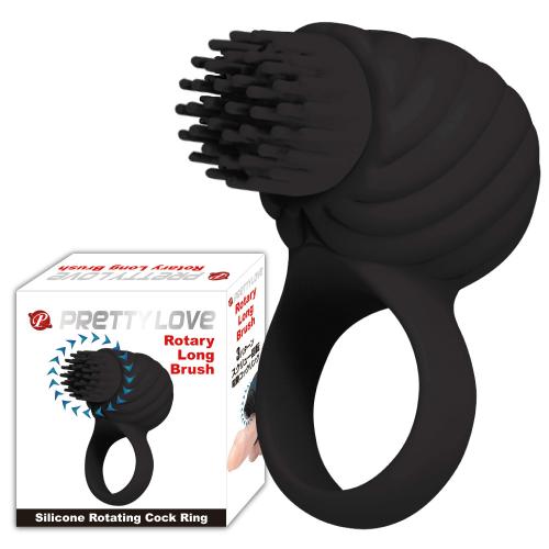 Pretty Love Cock Ring (Rotary Long Brush)