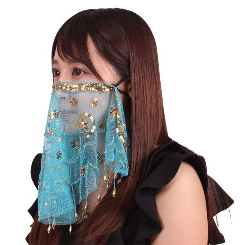 ナイトマスクフェイスベール (サックス) 1,980 Yen ナイトマスクフェイスベール (サックス)